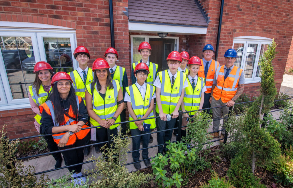 Coventry students dig into experience days at Keresley development